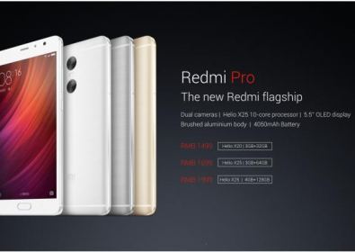 Xiaomi Redmi Pro - официално с Helio X25 SoC и двойна настройка на камерата